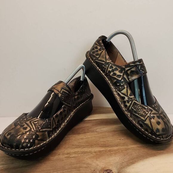 Alegria Poker Face Women's Mary Jane Clogs Leather Comfort Shoes Womens size US - Picture 7 of 9